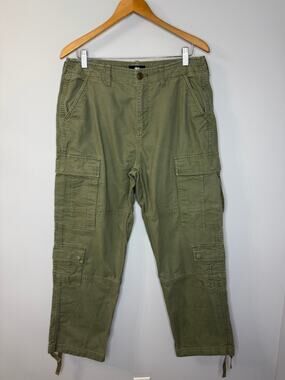 Stussy Military Cargo Pants Green Relax Unisex Sz 30